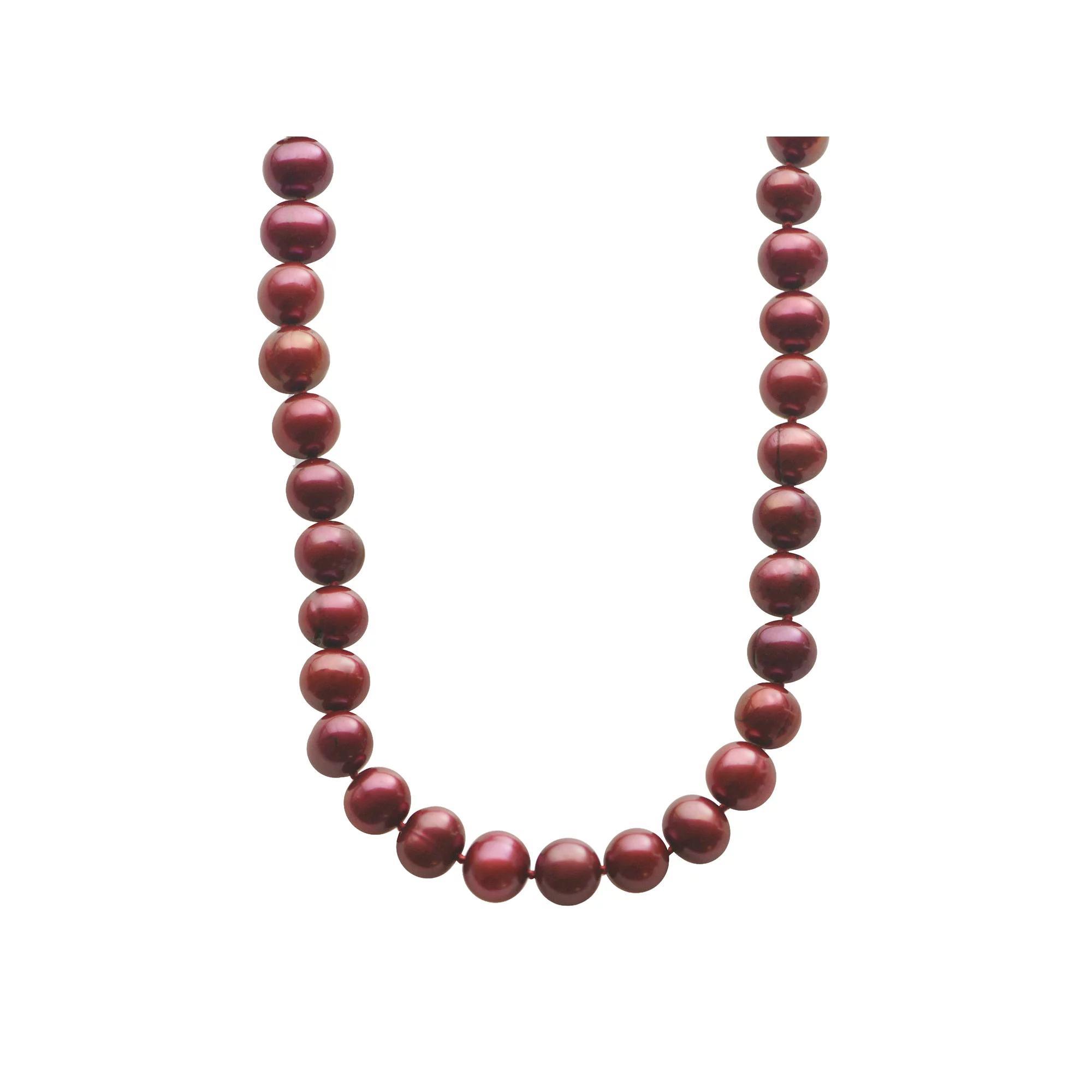 PearLustre by Imperial Dyed Freshwater Cultured Pearl Sterling Silver Necklace, Womens Product Image