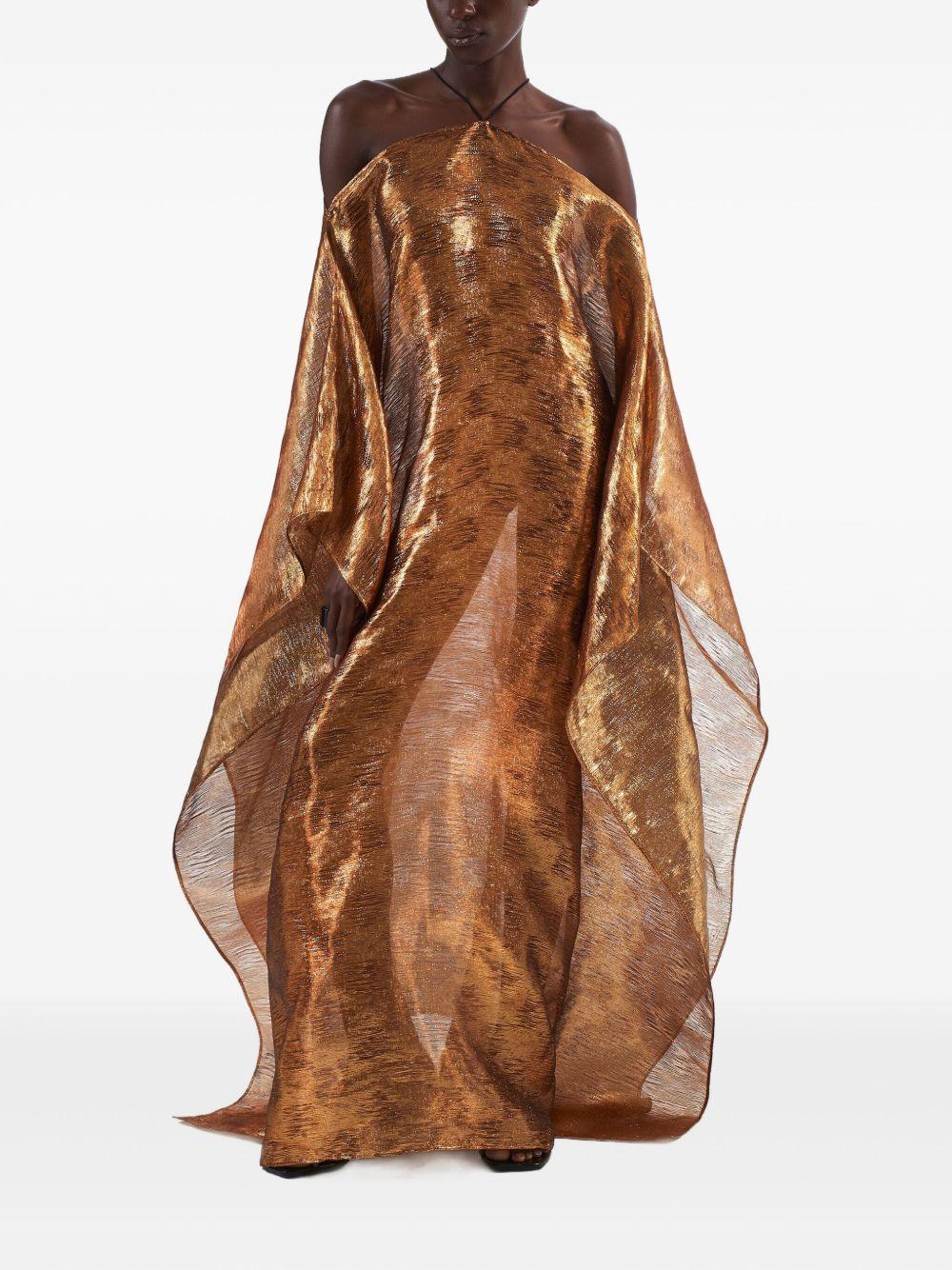 metallic tassel dress Product Image