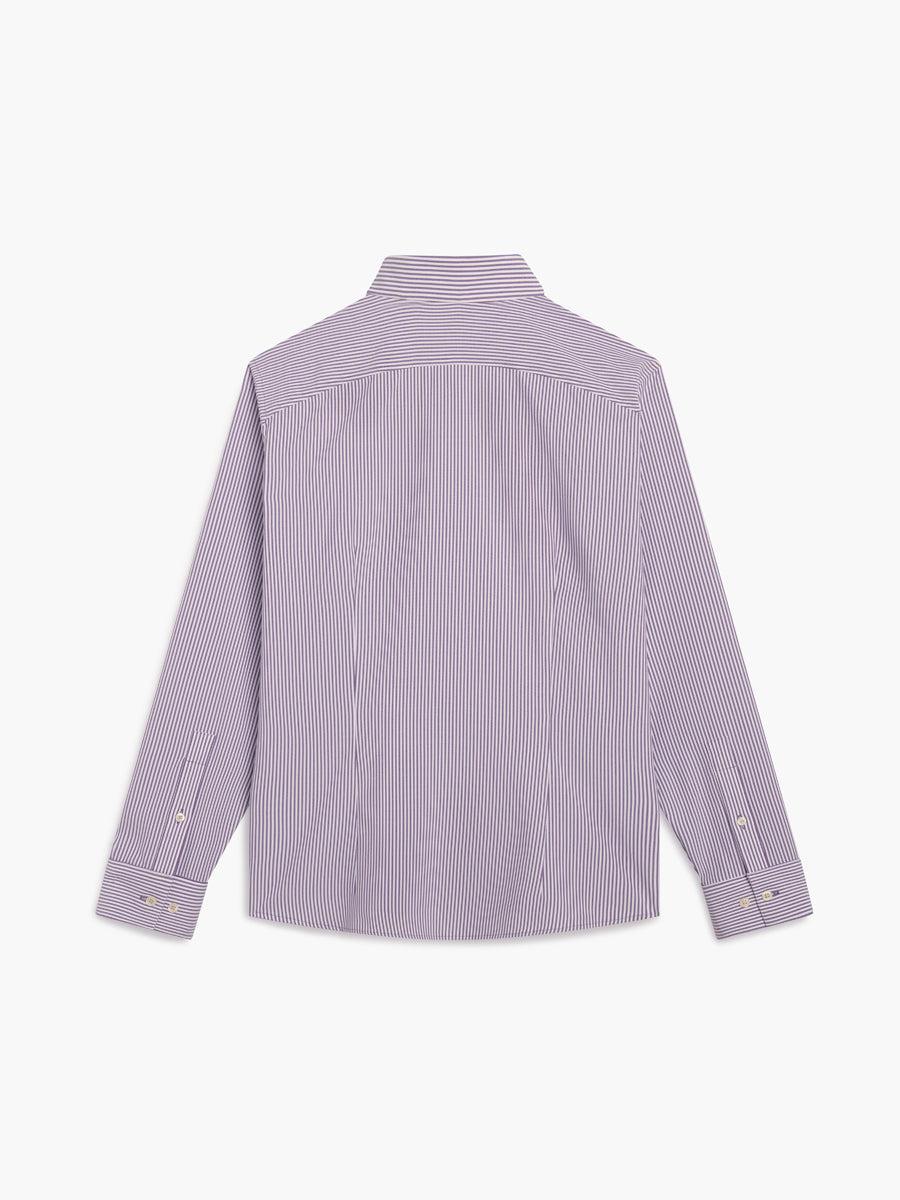 Men's AeroZero Dress Shirt - Burgundy Stripe Male Product Image
