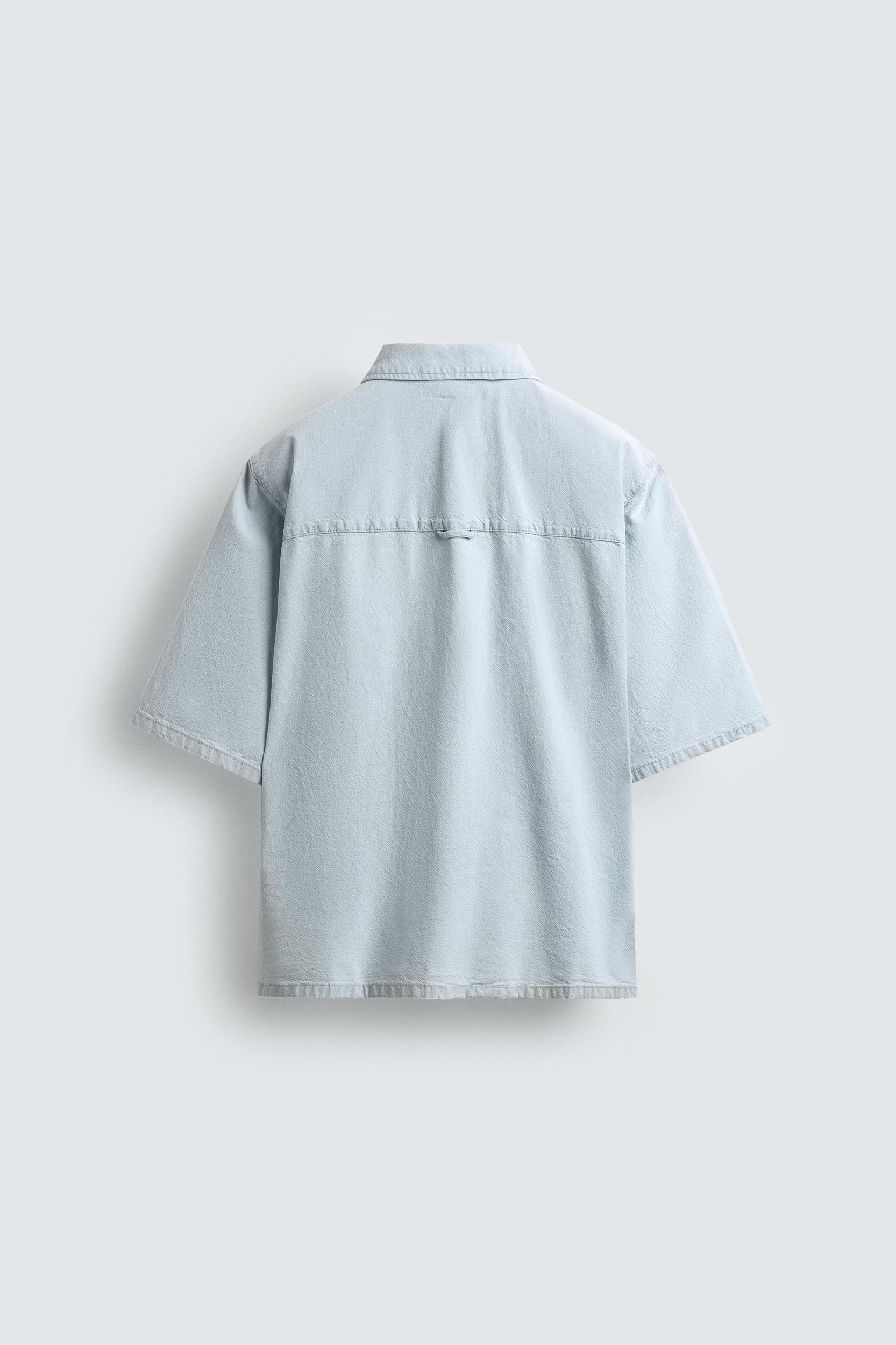 EMBROIDERED DENIM SHIRT Product Image