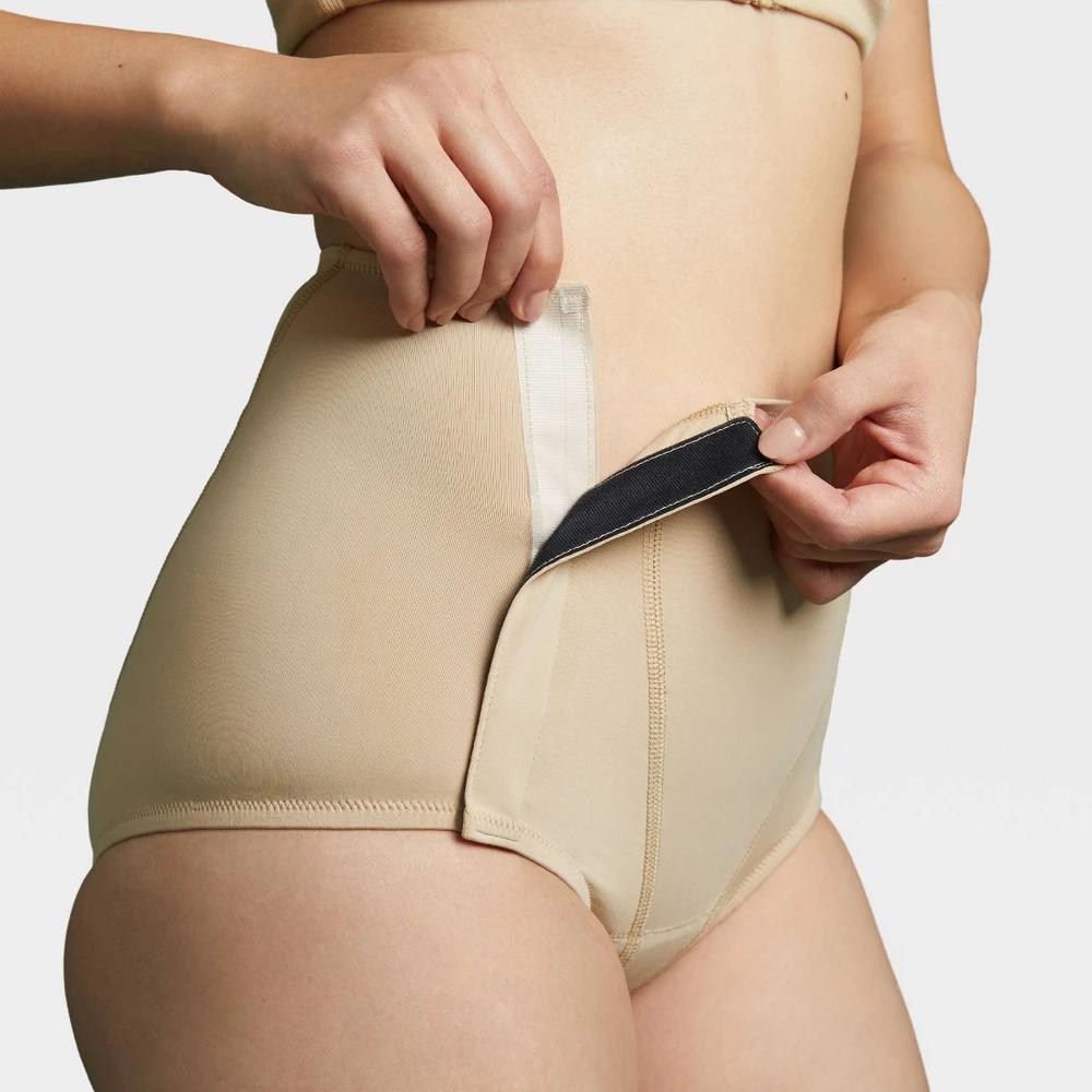 Slick Chicks Womens Adaptive Urinary Incontinence Briefs with Hook and Loop - Black XS Product Image