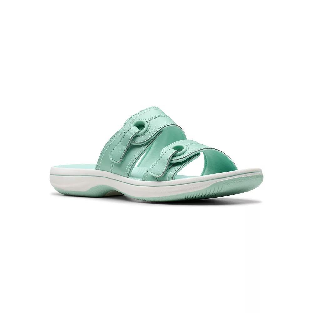 Clarks® Breeze Maye Cloudstepper Women's Flip Flop Sandals, Size: 12, Turquoise Product Image