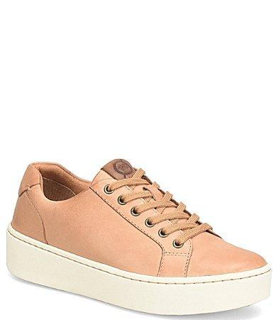 Born Mira Leather Platform Sneakers Product Image