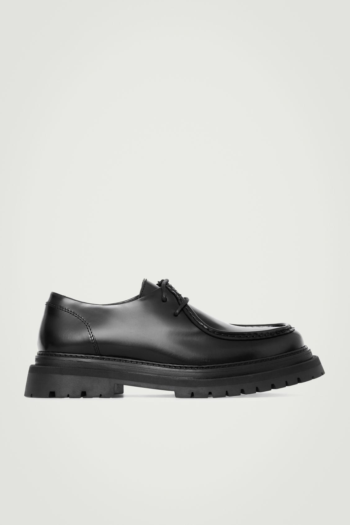 CHUNKY LEATHER DERBY SHOES Product Image