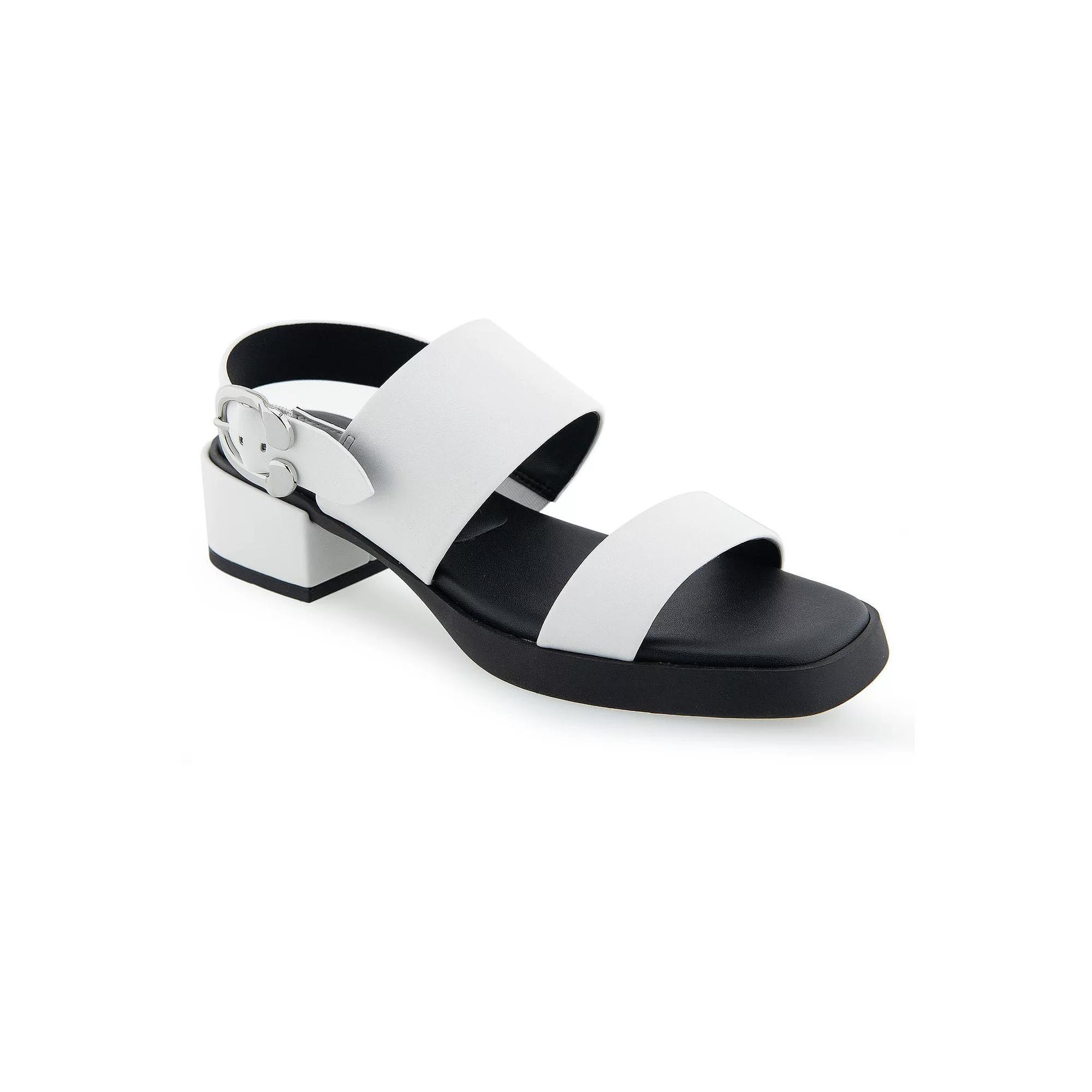 Aerosoles Dove Women's Dress Sandals, Size: 8, White Pu Product Image