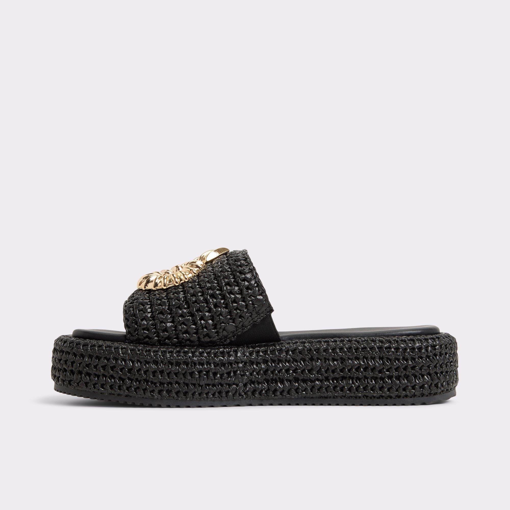 Justbeachy Black Women's Platform Sandals | ALDO US Product Image