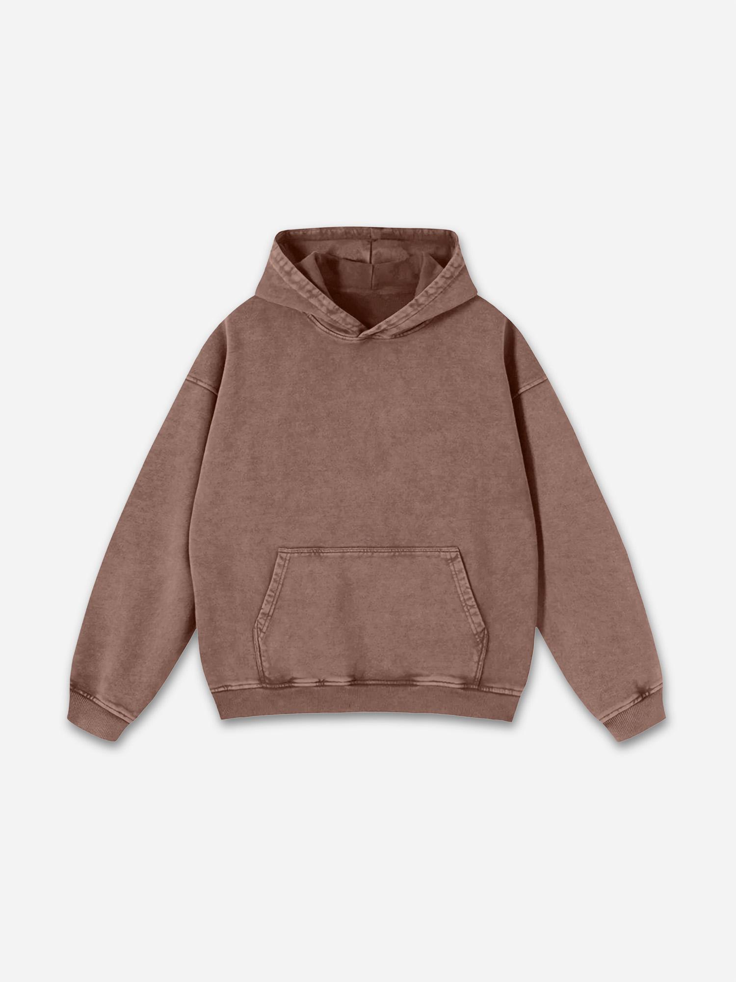 Sopula Vintage Essential Washed Pullover Hoodies Product Image