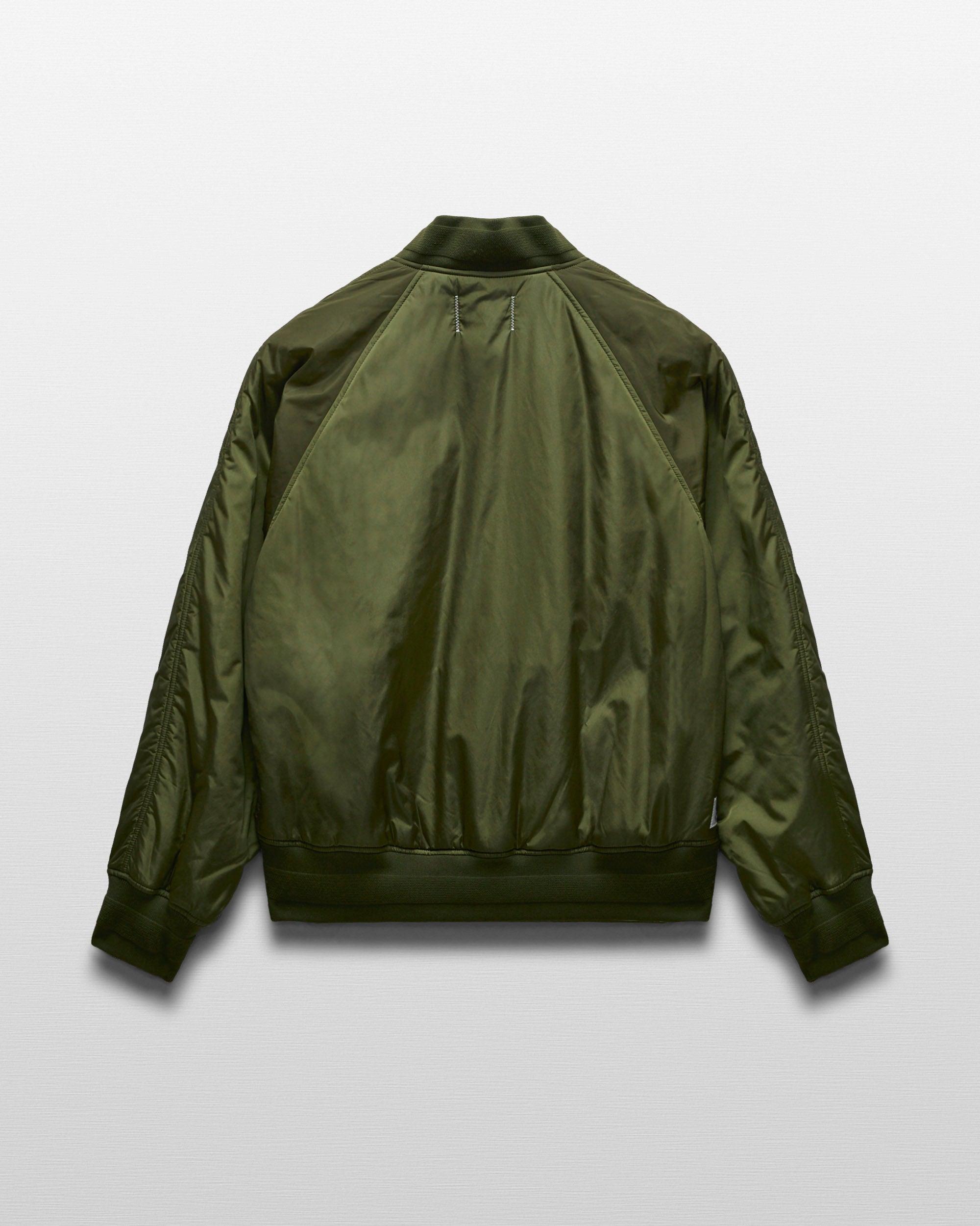 Econyl Satin Nylon Stadium Jacket - Vault Male Product Image