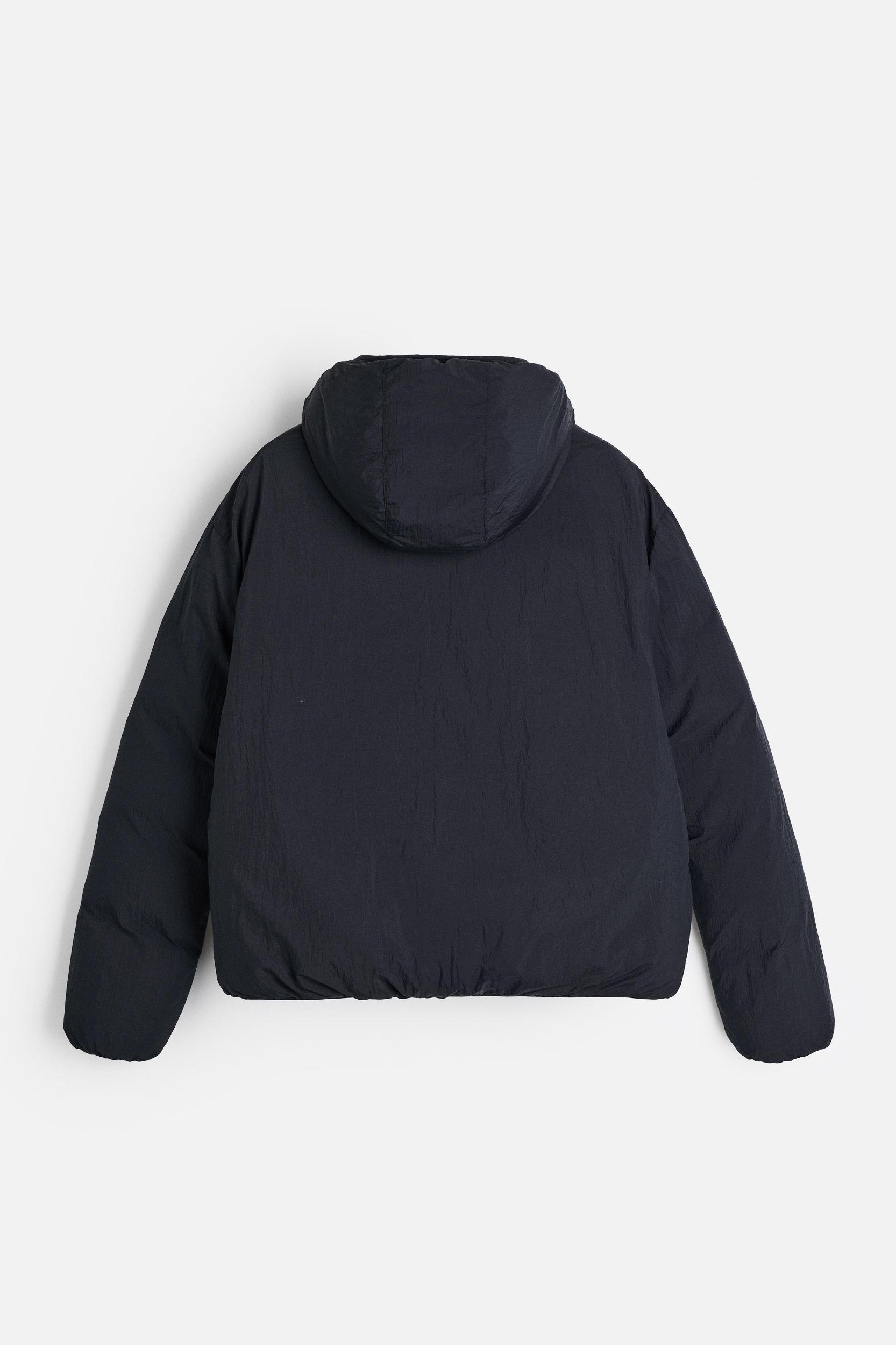HOODED 100% FEATHER DOWN JACKET Product Image