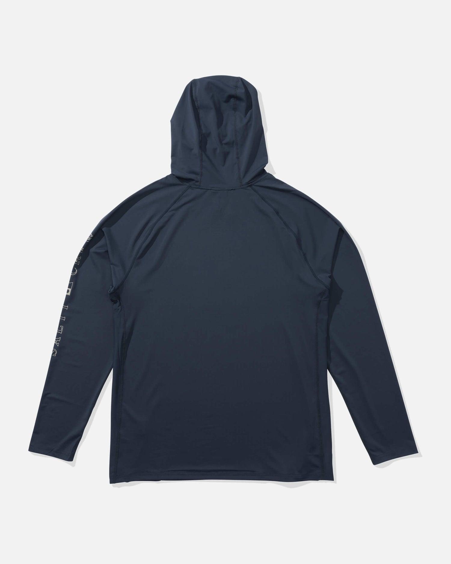 Apex Perforated Sunshirt Hoodie - Bluefin Male Product Image
