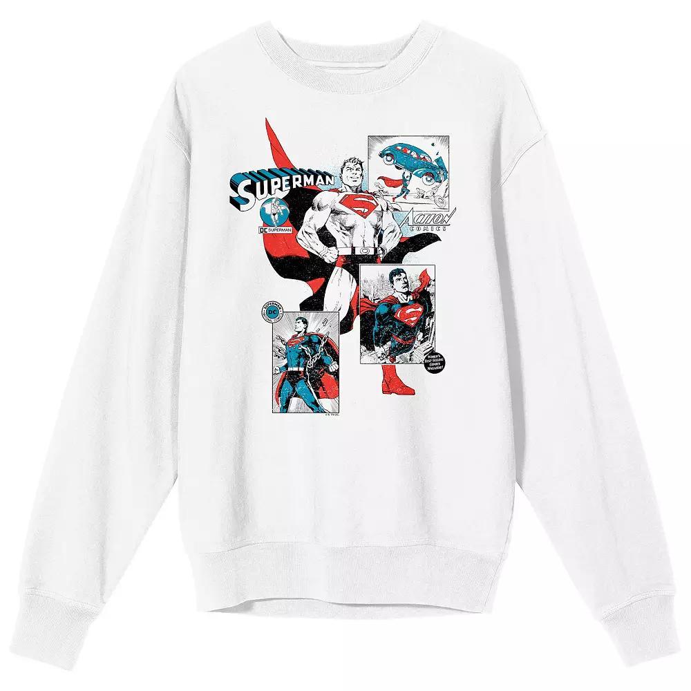 Mens Superman 90th Anniversary Long Sleeve Graphic Tee Product Image
