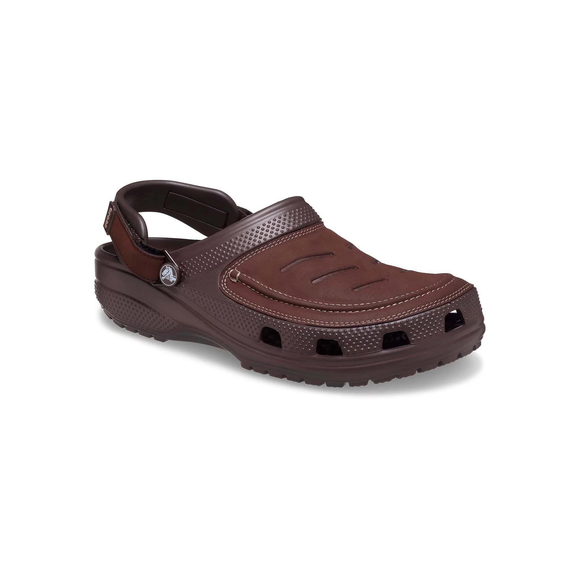 Crocs Youkon Vista II Mens Clogs Brown Mushroom Product Image