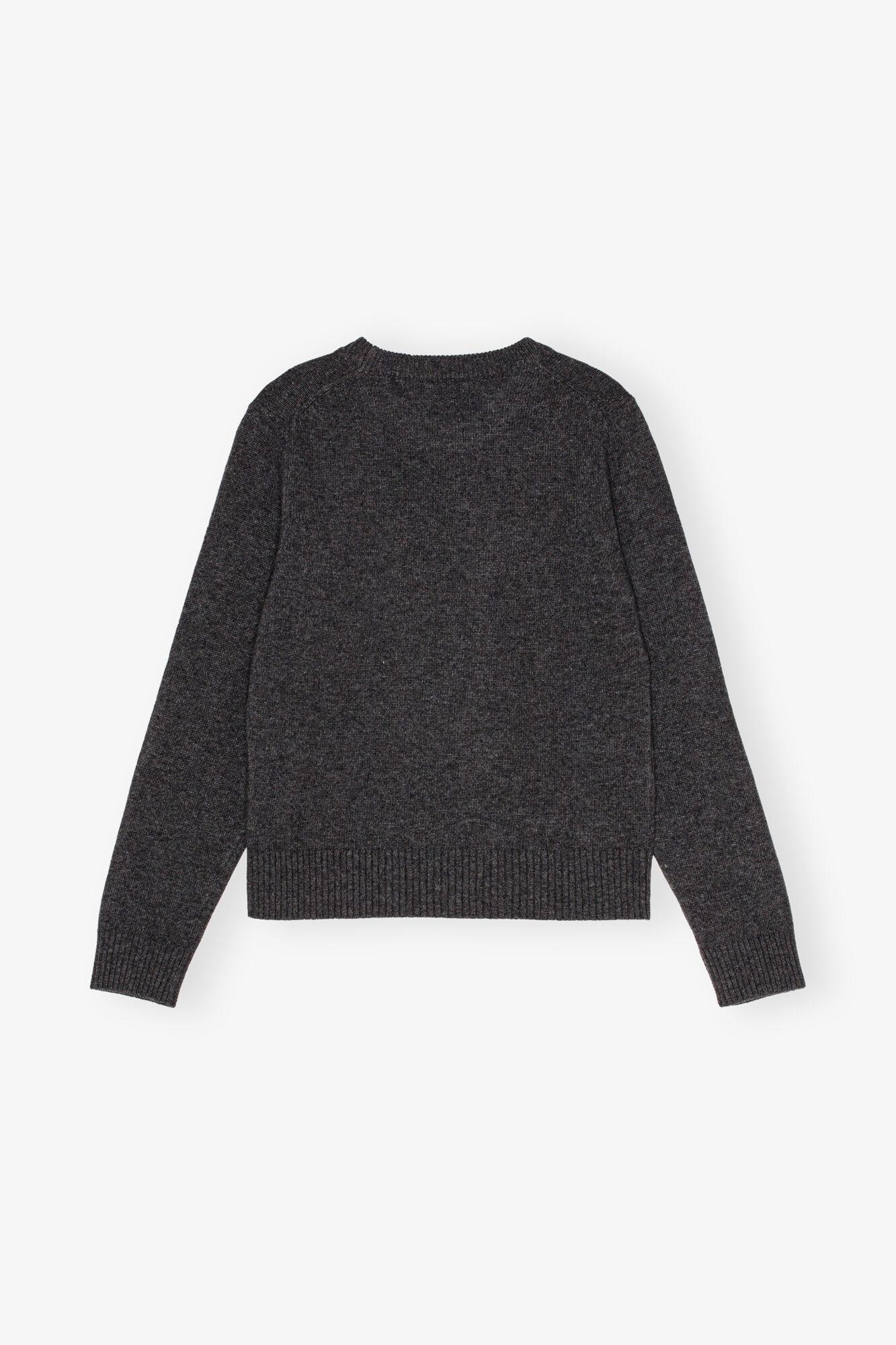 Dark Grey Graphic Tiger Sweater Product Image