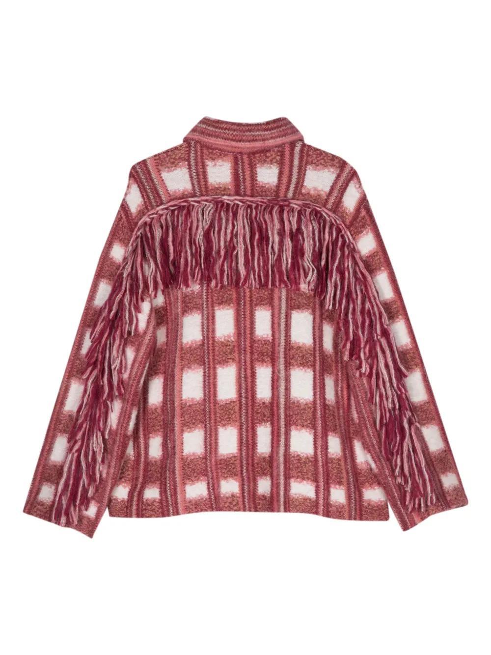 fringe-detail cardigan Product Image