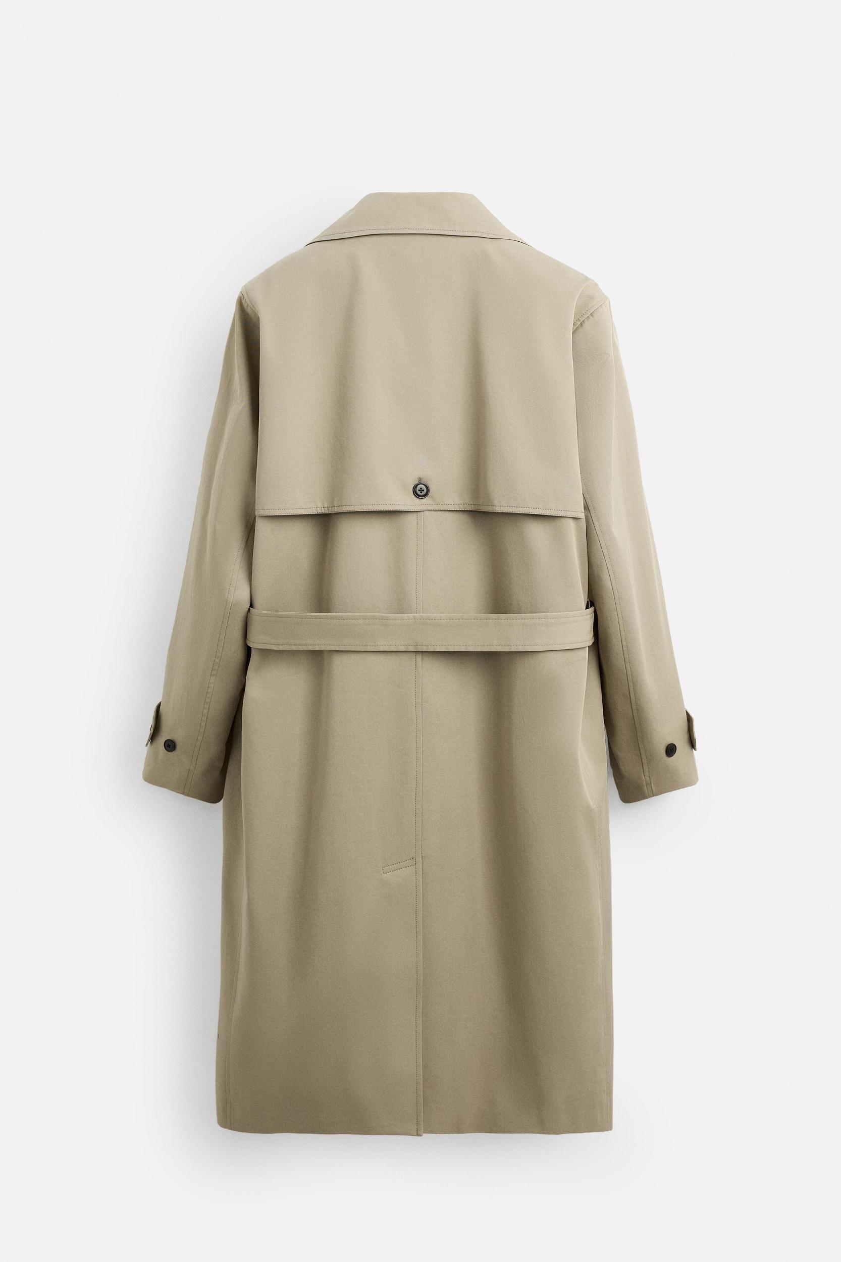 WATER REPELLENT LONG TRENCH COAT Product Image