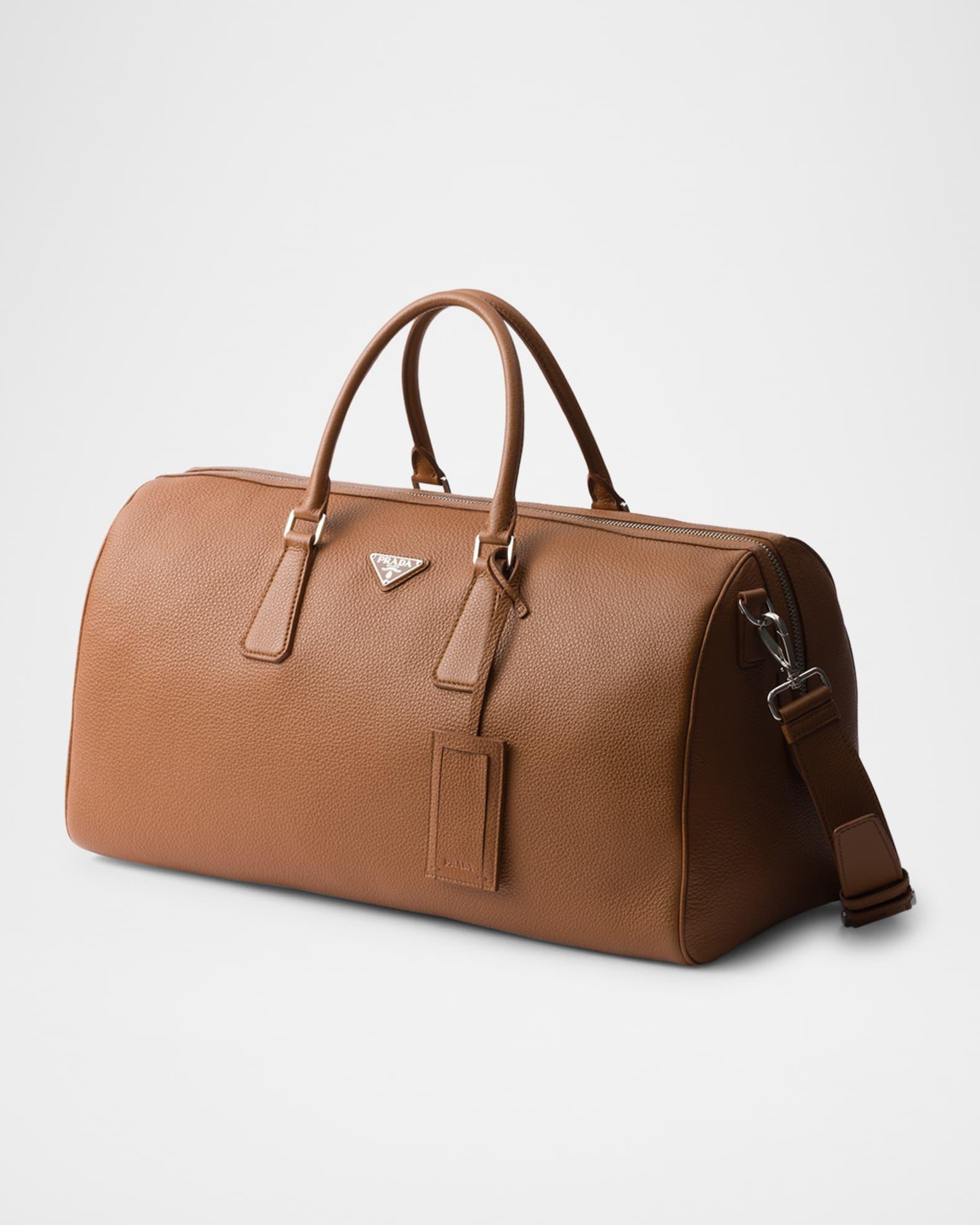 Triangle Leather Duffel Bag Product Image