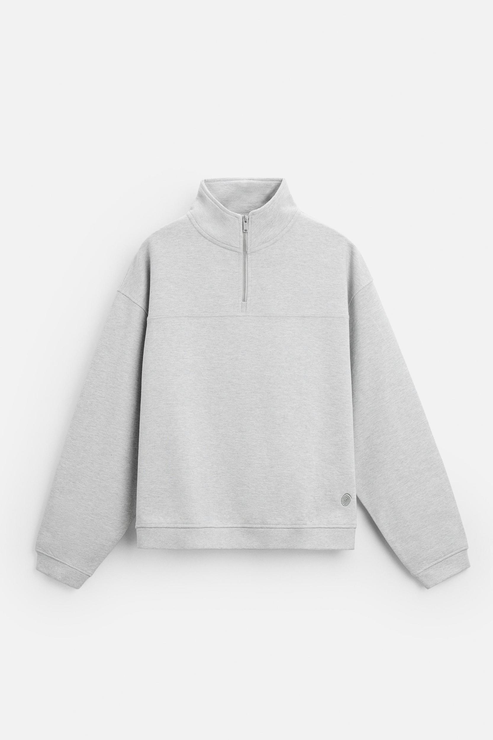 ZIP COLLAR SWEATSHIRT X ALL CAPS STUDIO Product Image