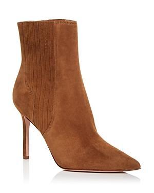 Lisa Suede Stiletto Ankle Booties Product Image
