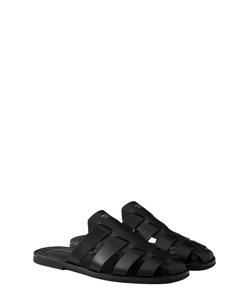 Prada Mens Leather Fisherman Mules Product Image