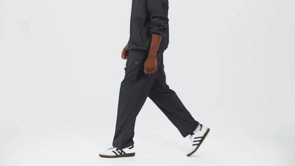 adidas Fashion Seersucker Firebird Track Pants Black S Mens Product Image