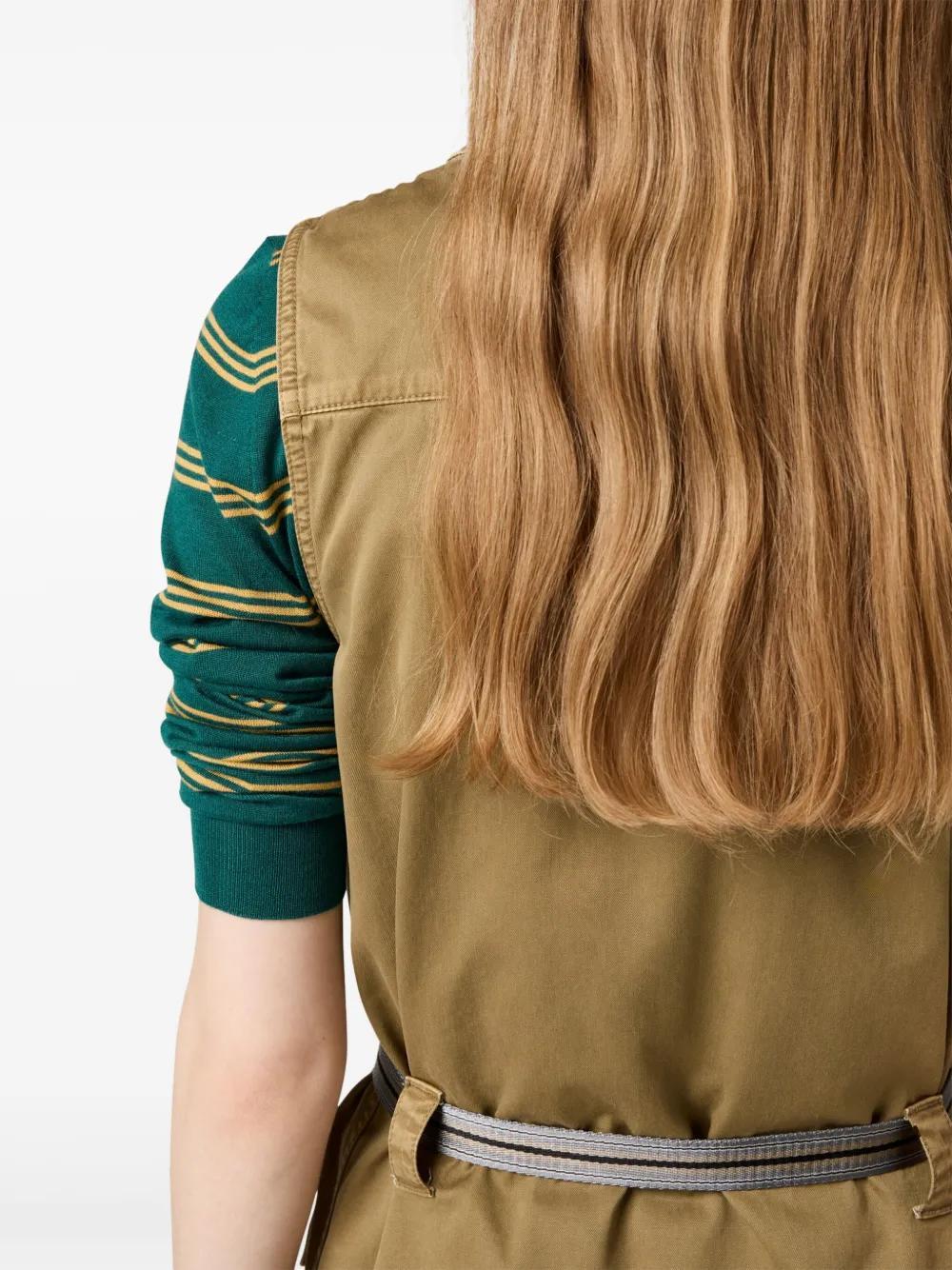 garment-dyed cotton mini dress Product Image