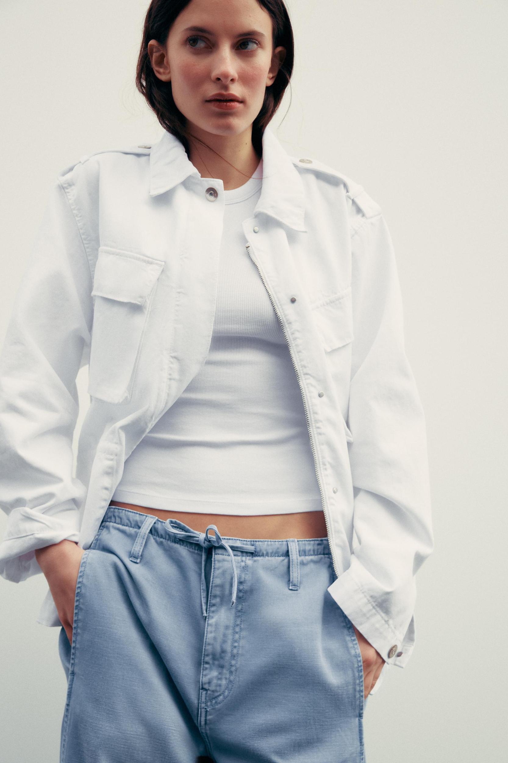 TIE-WAIST CHINO PANTS Product Image