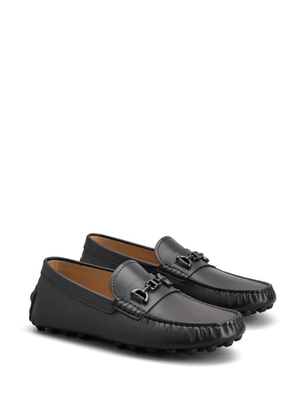Gommino chain-detailing leather driving loafers Product Image