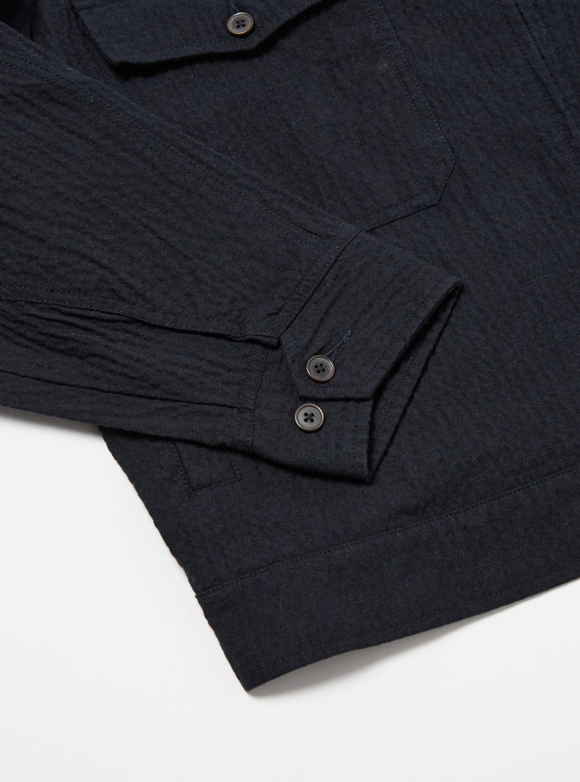 Universal Works E130 Jacket in Dark Navy Ospina Cotton Product Image