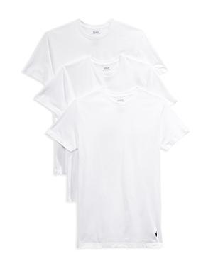 Polo Ralph Lauren Cotton Solid Classic Fit Crewneck Undershirts, Pack of 5 Product Image
