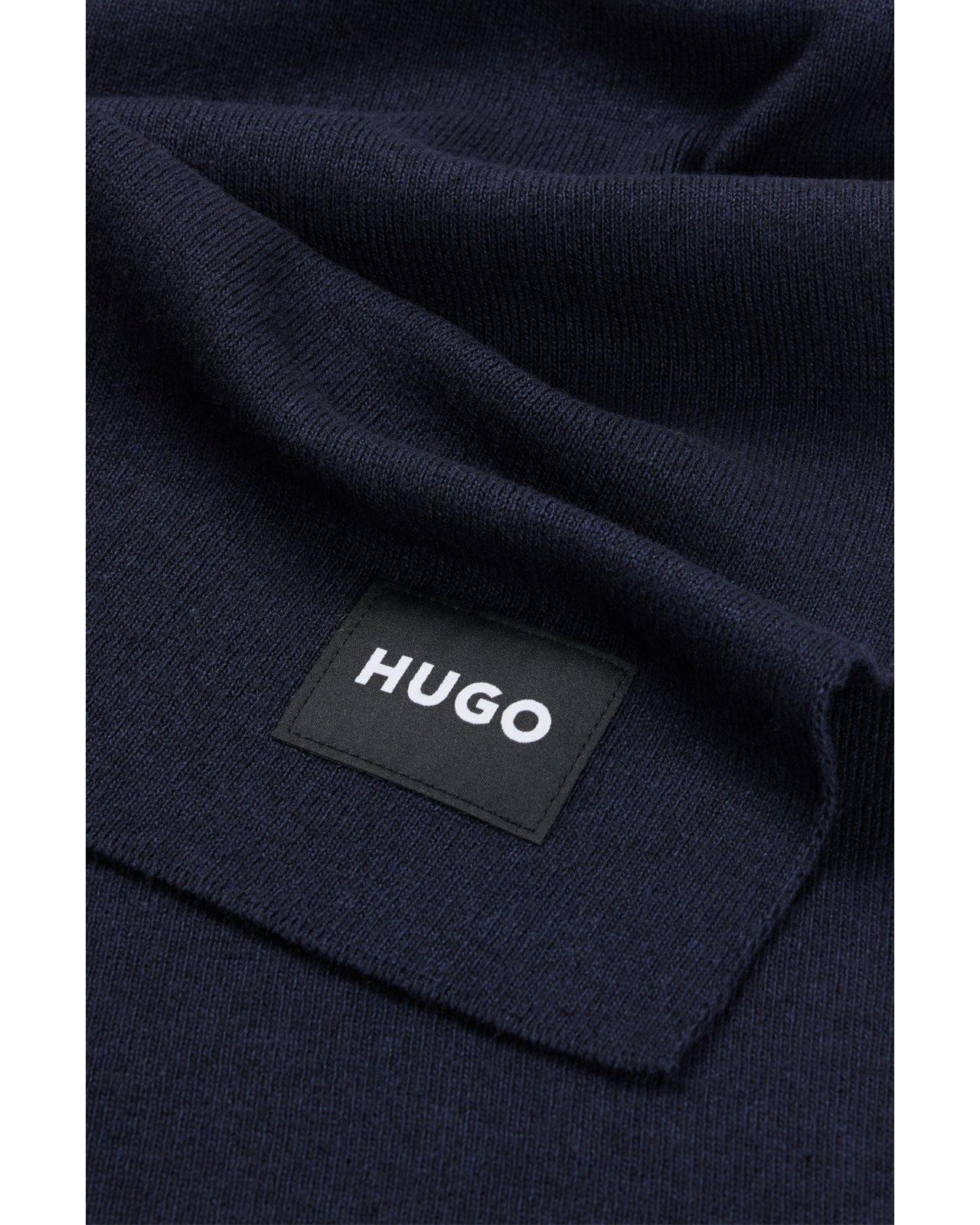 HUGO BOSS Logo Scarf In Black Product Image