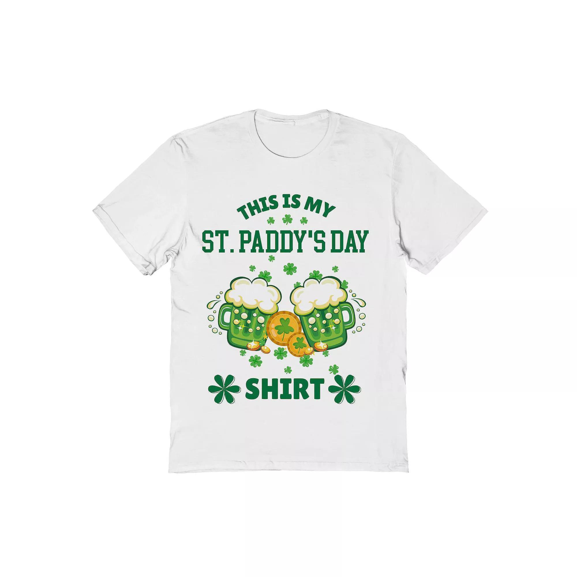 Mens This Is My Drinking Shirt St. Patricks Day Graphic Tee Product Image