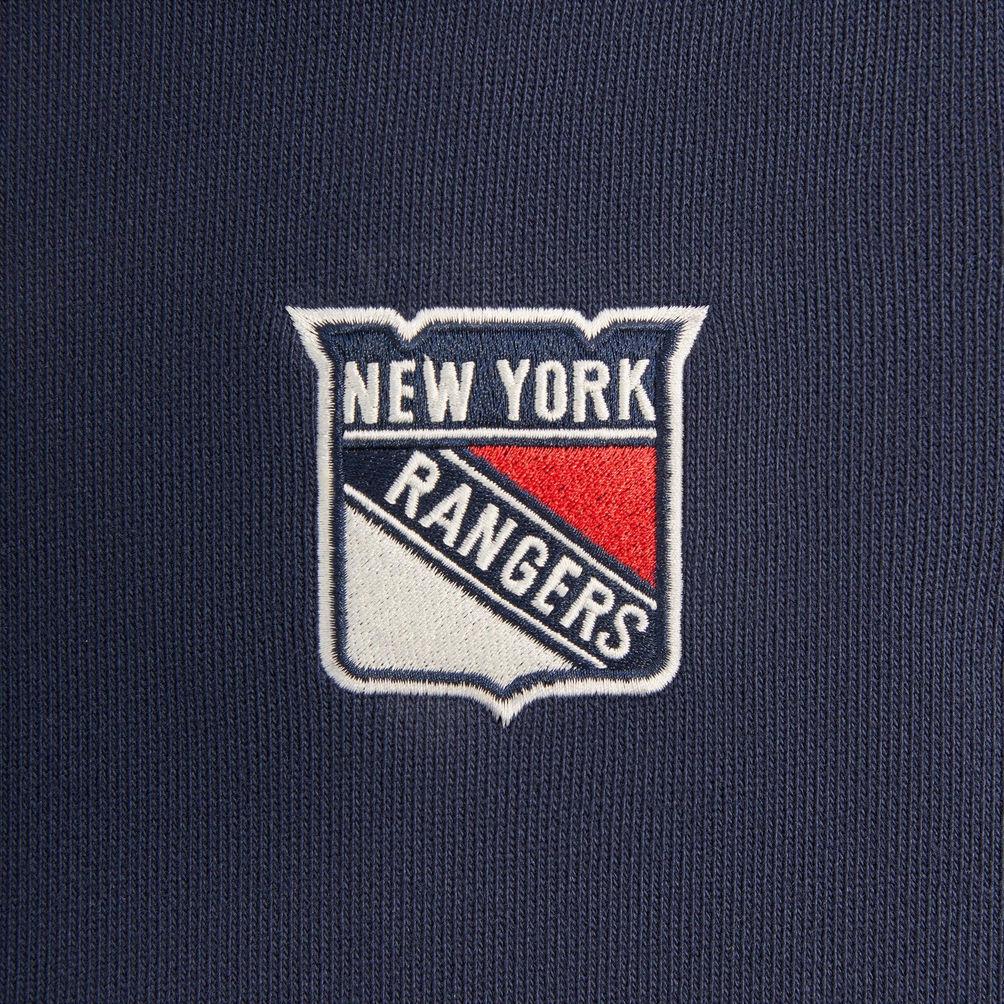 Kith for the New York Rangers Skewed Delk Hoodie - Nocturnal Male Product Image