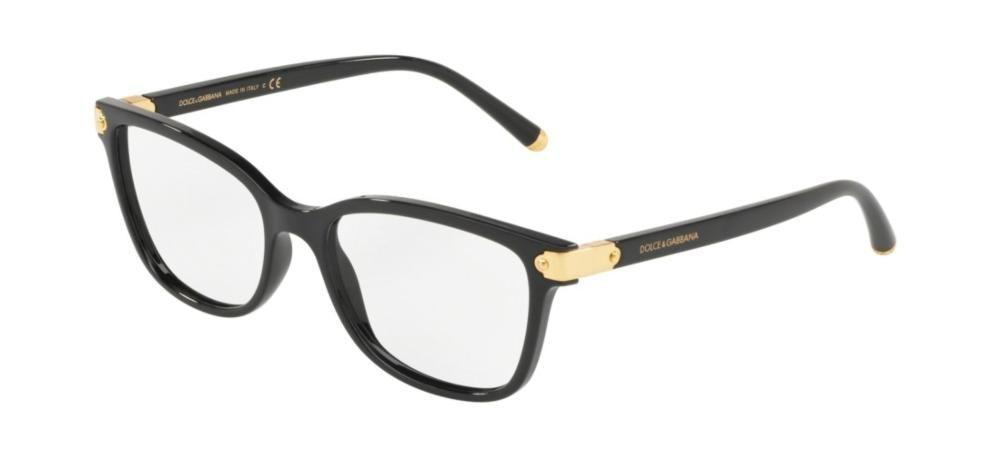 DOLCE & GABBANA Dg 5036 501 53 Women's Eyeglasses – Black Butterfly Frame Product Image