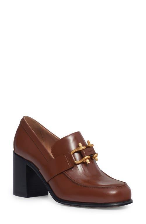 Monsieur Calfskin Leather Bit Pumps Product Image