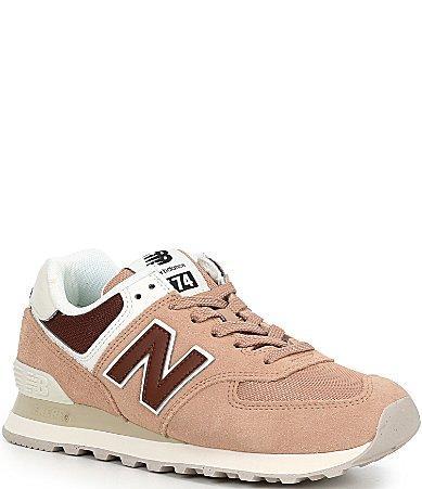 Womens New Balance 574 Athletic Shoe - Pink Granite / Moonbeam Product Image