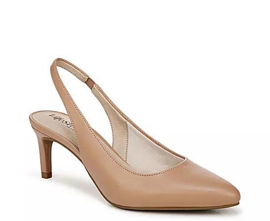 LifeStride Annalise Women's Slingback Heels, Size: 6, Black Fabric Product Image