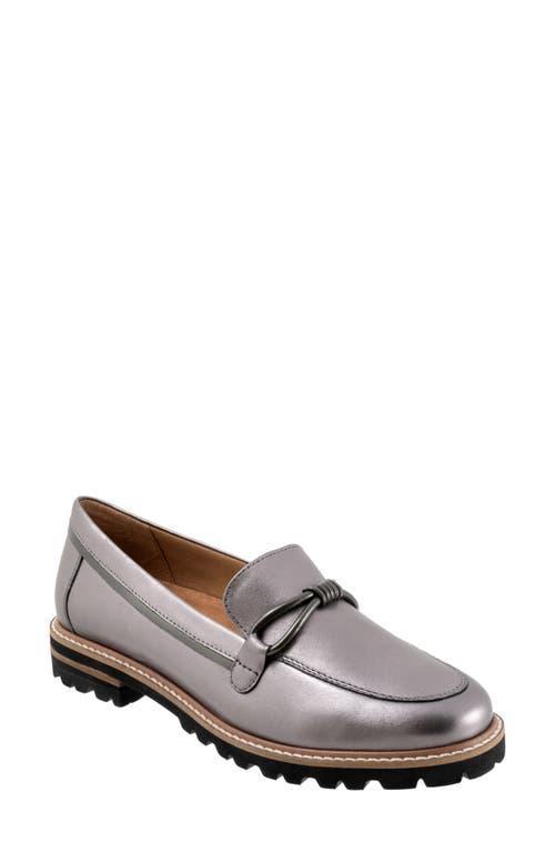 Trotters Fiora Leather Lug Sole Loafers Product Image