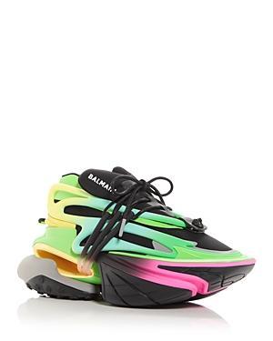 Balmain Mens Unicorn Lace Up Low Top Sneakers Product Image