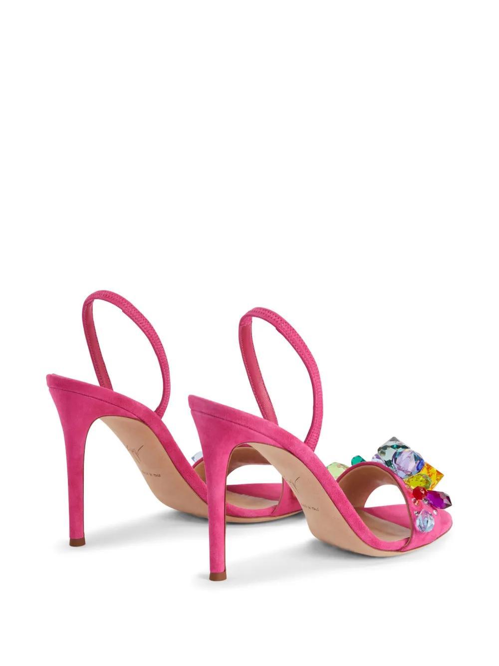 Blinda 105mm suede sandals Product Image