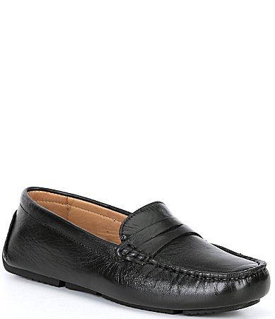 Flag LTD. Womens Morgan Leather Penny Loafer Moccasins Product Image