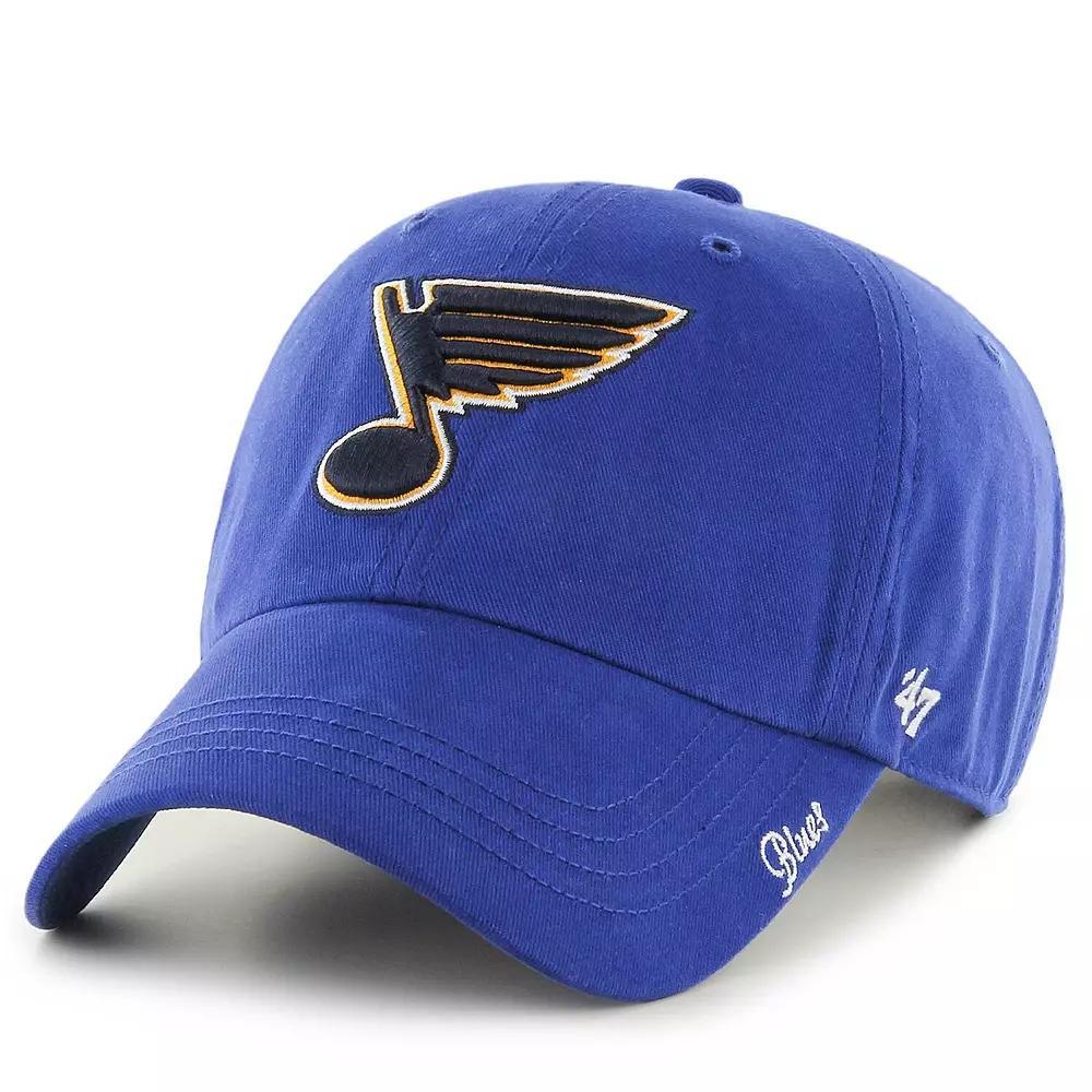 Women's '47 Blue St. Louis Blues Team Miata Clean Up Adjustable Hat Product Image