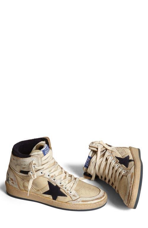 Golden Goose Mens Sky Star Lace Up High Top Sneakers Product Image