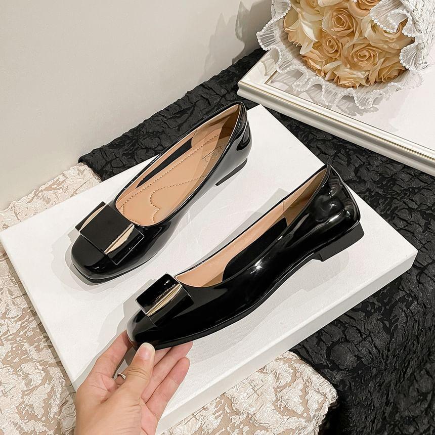 Block Heel Patent Pumps Product Image