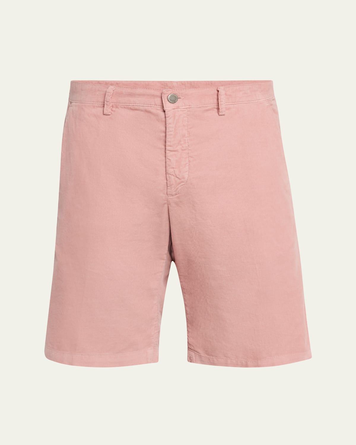Mens Flat Front Corduroy Shorts Product Image