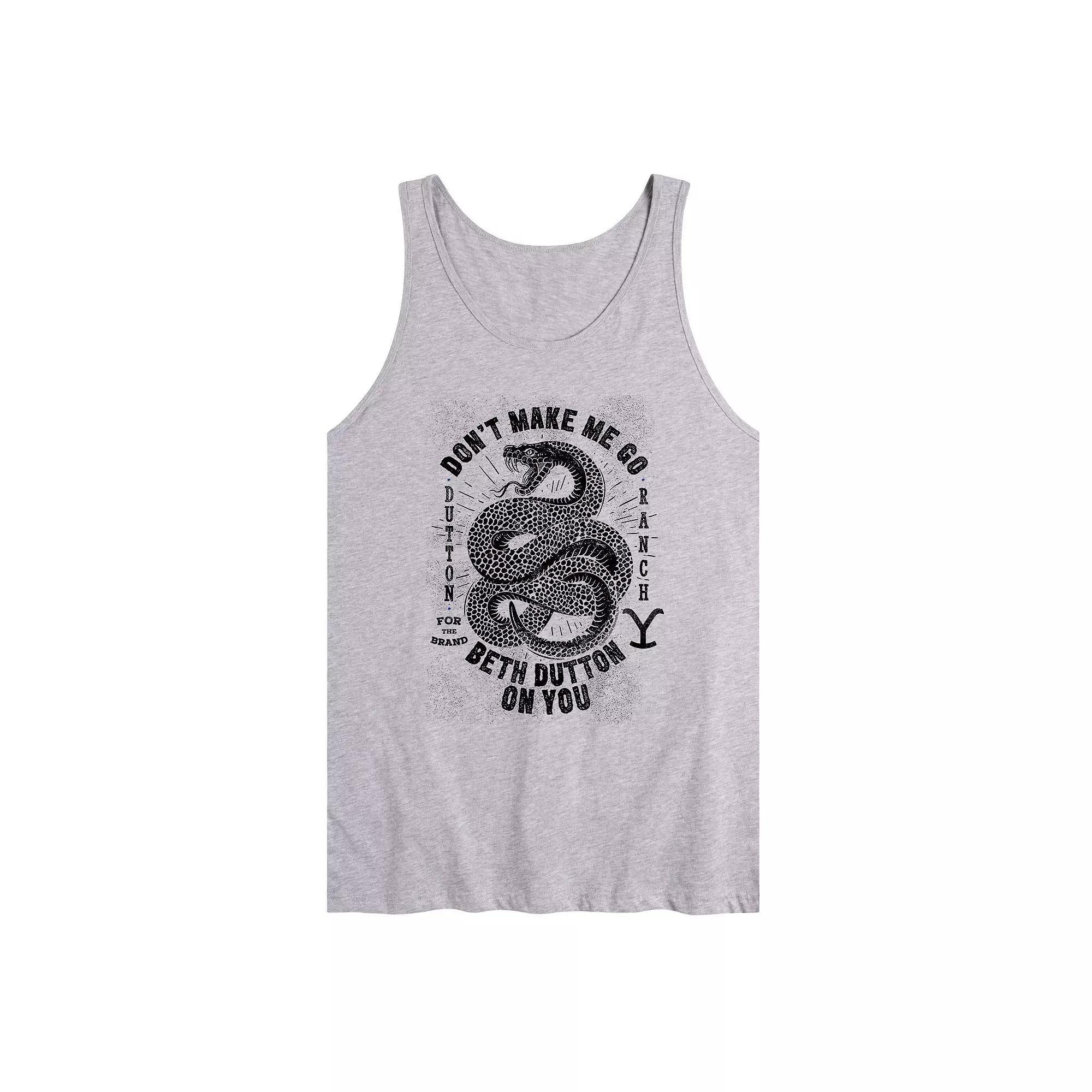 Mens Yellowstone Make Me Go Beth Tank Top Product Image