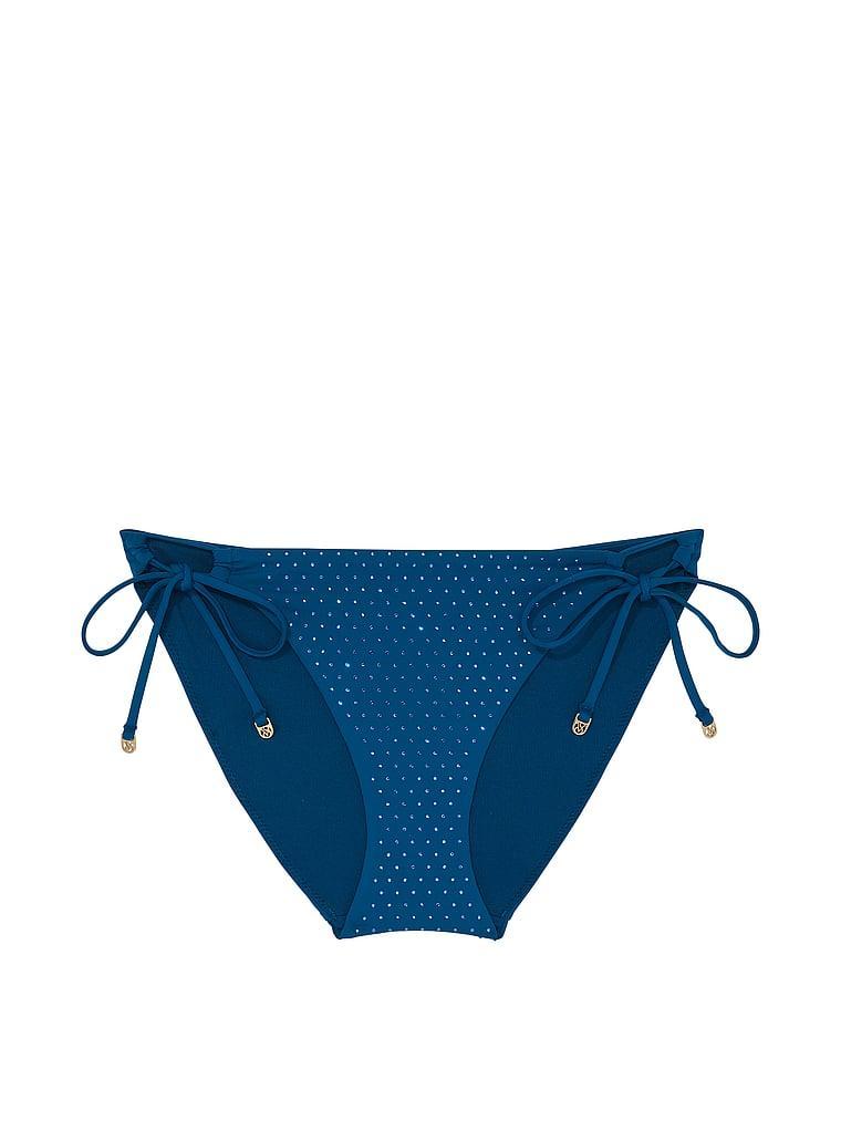 Essential Diamanté Side-Tie Bikini Bottom Product Image