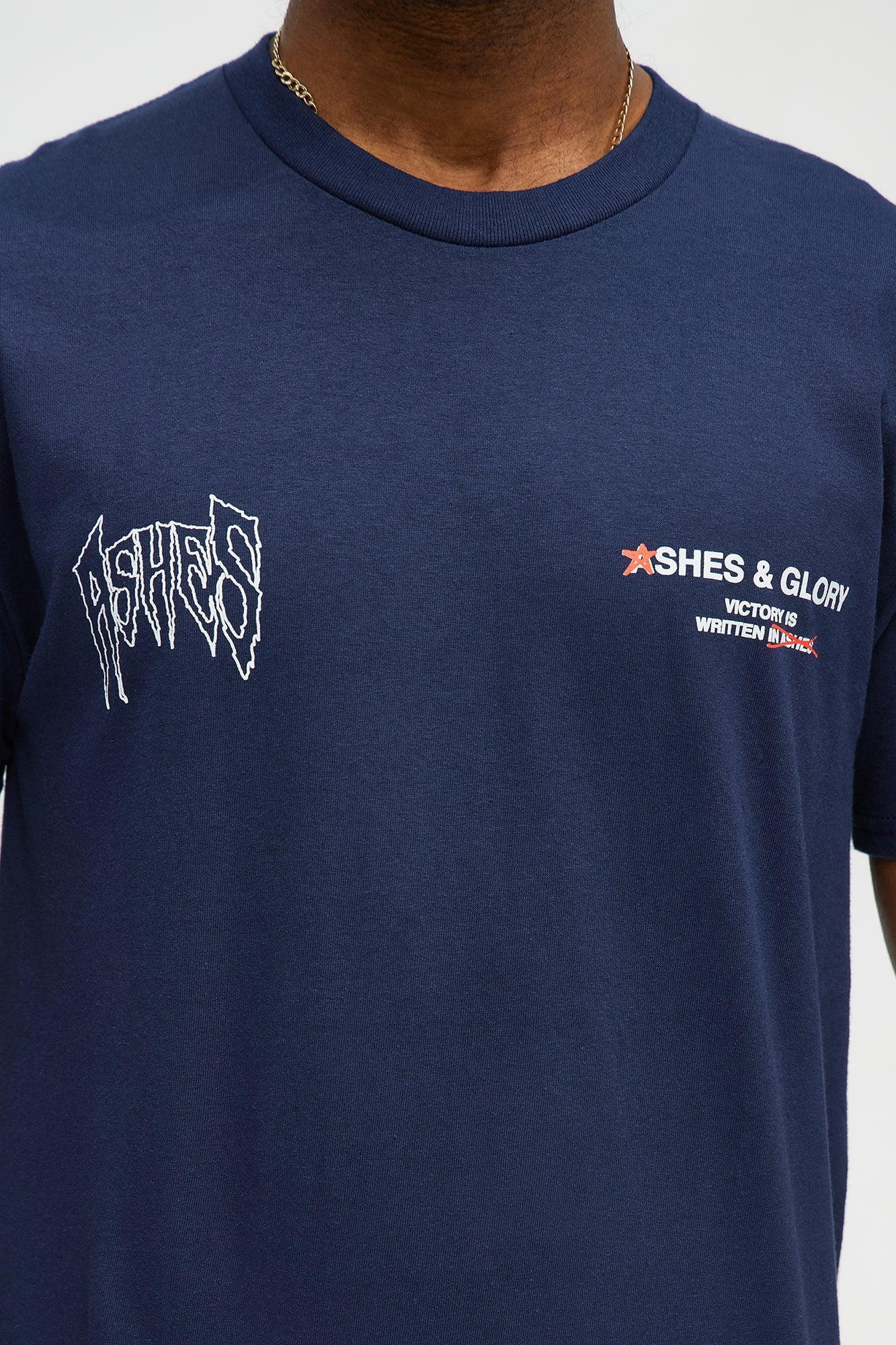 Ashes & Glory Short Sleeve Tee - Navy Product Image