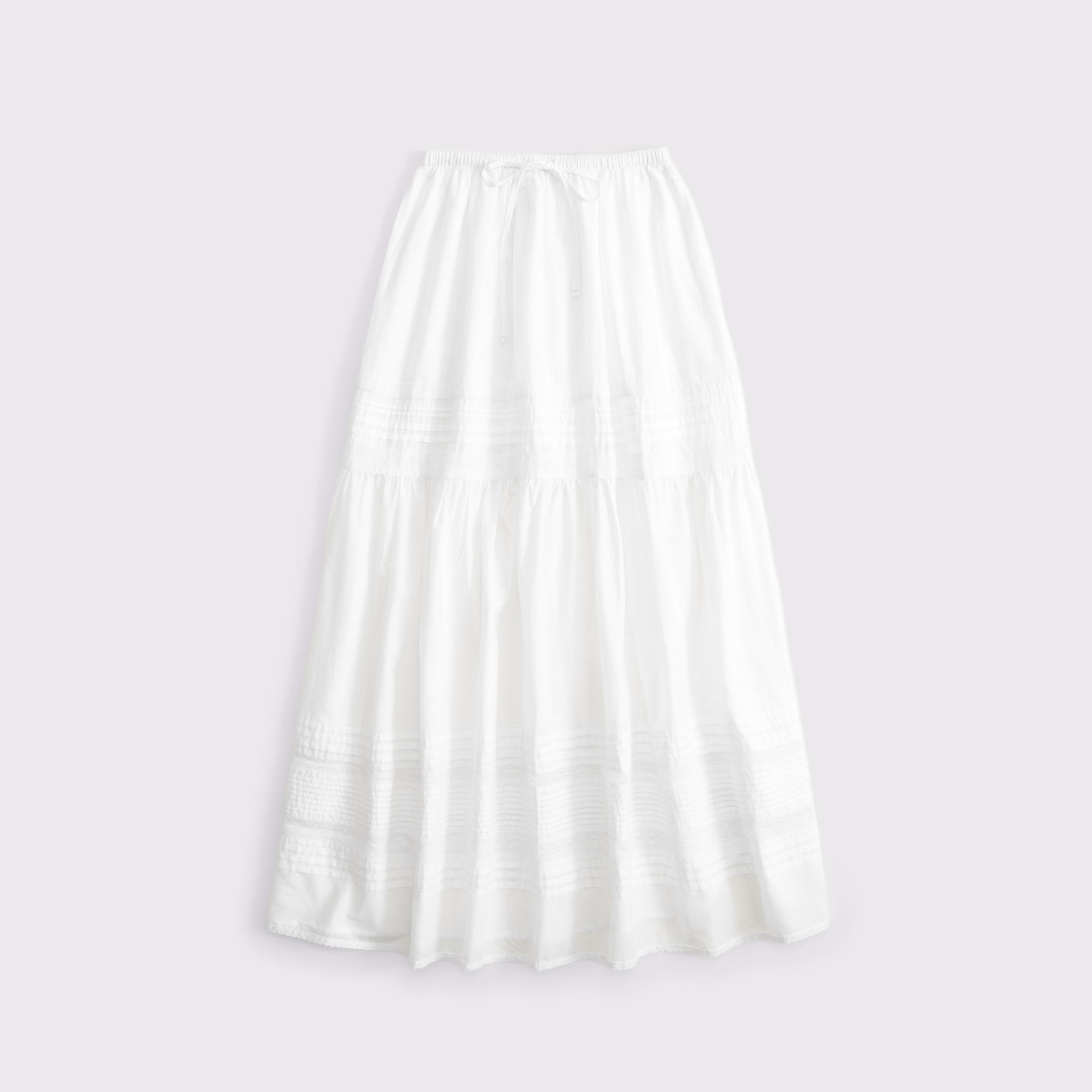 High Rise Pull-On Boho Maxi Skirt Product Image