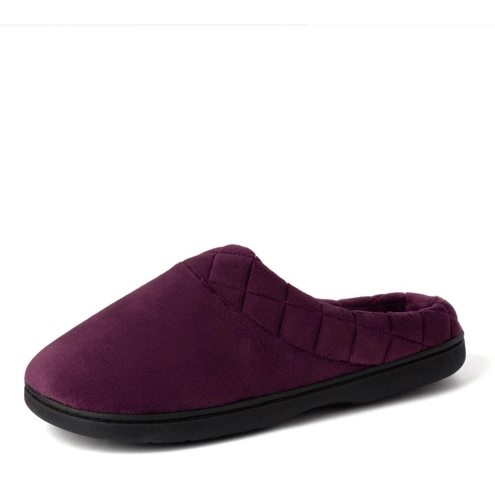 Dearfoams Darcy Velour Women's Clog Slippers, Size: XL Wide, Sleet Product Image