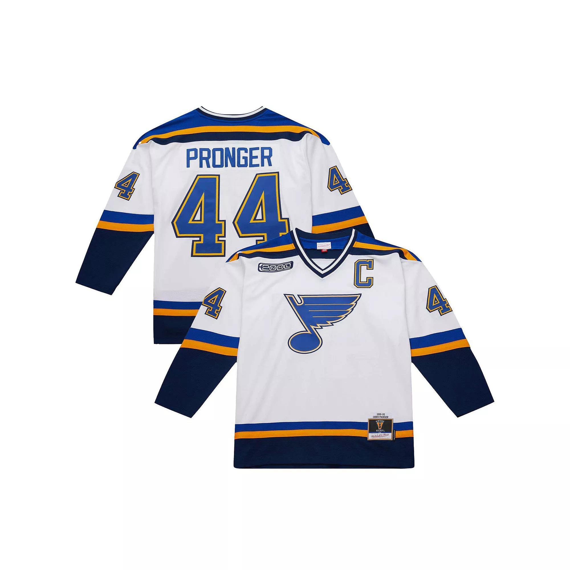 Men's Chris Pronger White St. Louis Blues 1999-00 Power Play Jersey, Size: Medium Product Image